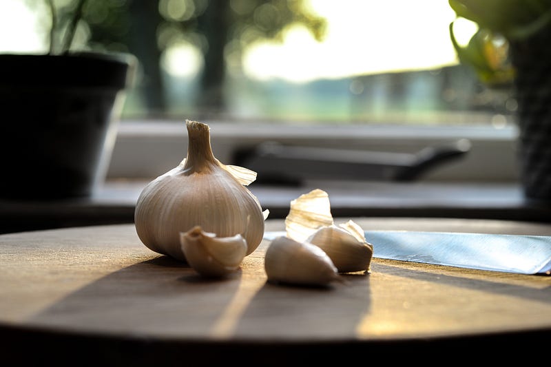 Fresh Chopped Garlic in Olive Oil