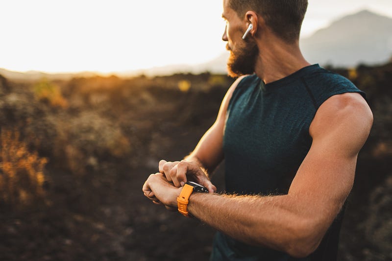 Garmin Fenix 7 smartwatch on display