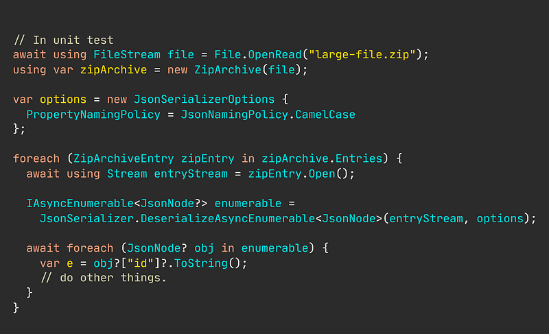 Three different deserialization strategies