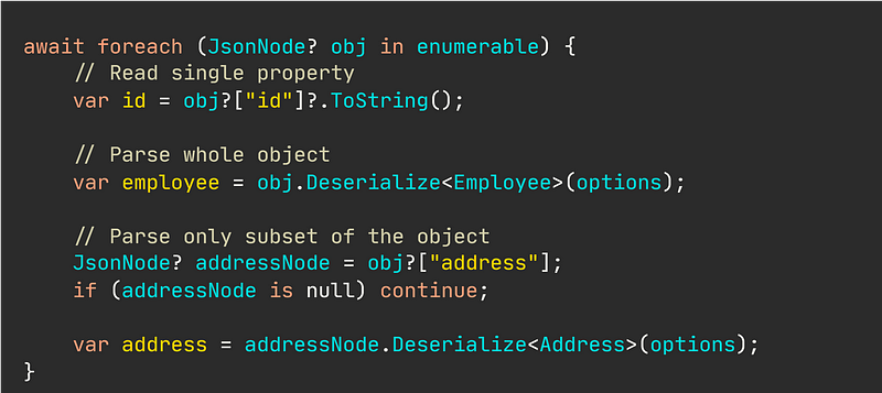 Parsing JSON as it streams in