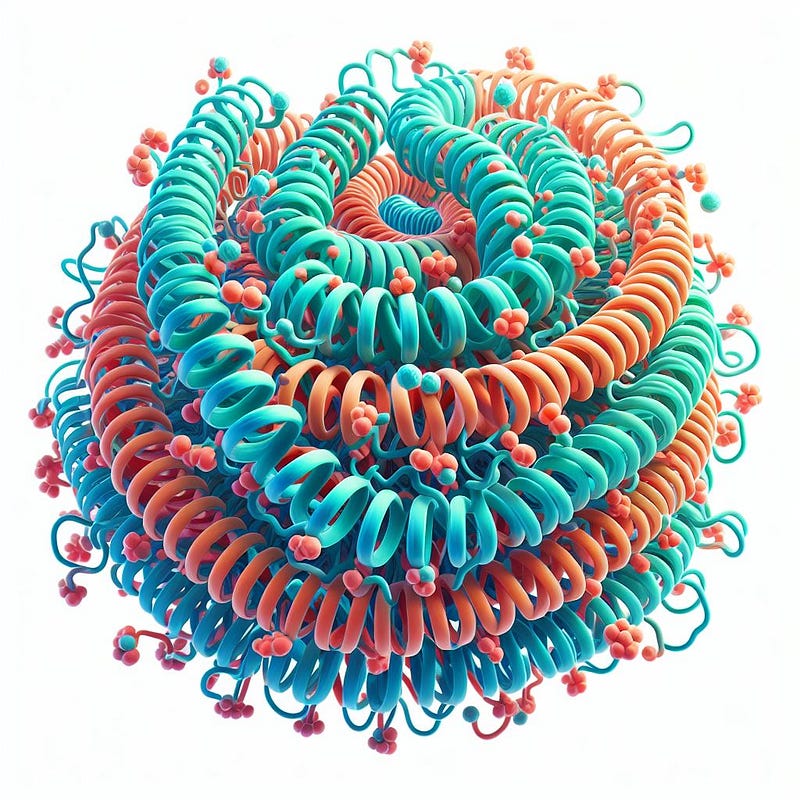 Alpha Helical Coiled-Coil Structure of Laminin