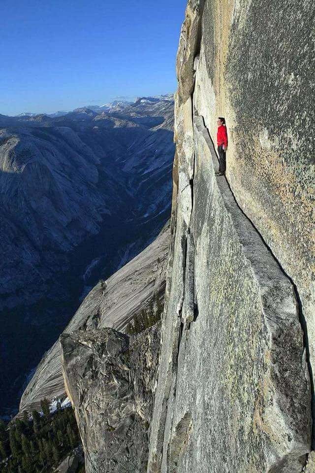 Alex Honnold at Thank God Ledge, showcasing his climbing prowess