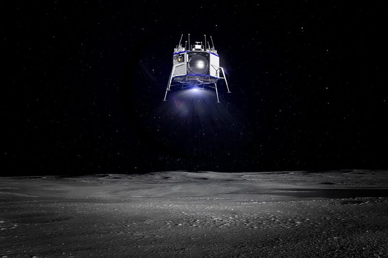 Blue Moon lunar lander concept by Blue Origin