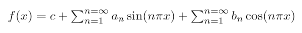 Function expansion in terms of orthogonal functions