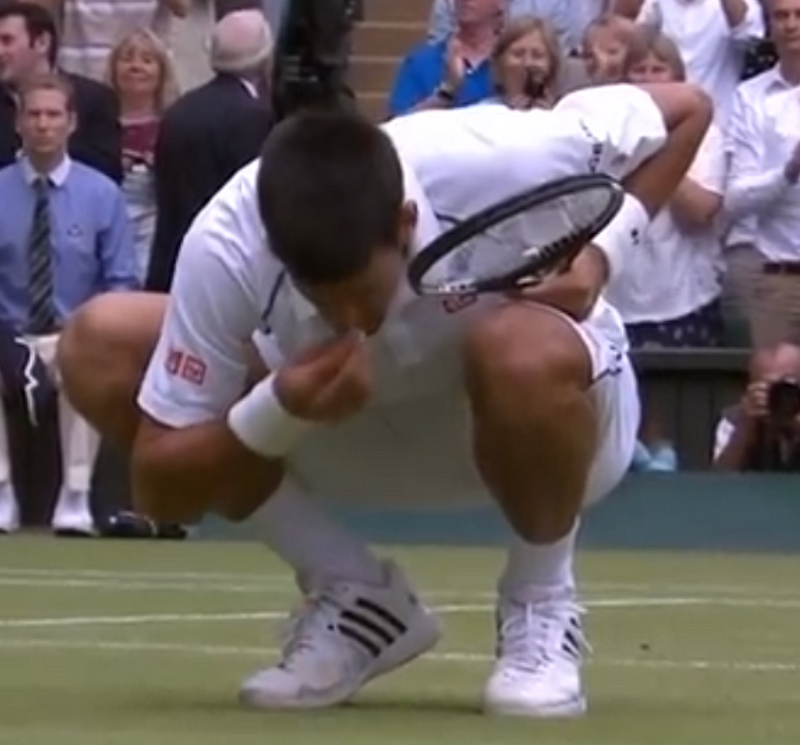 Novak Djokovic at Wimbledon