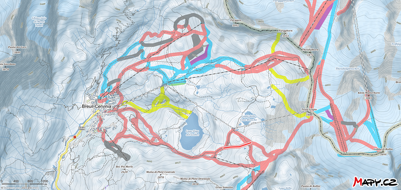 Ski Slope Marking