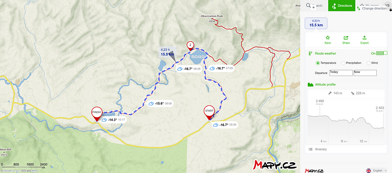 Route Planning Example