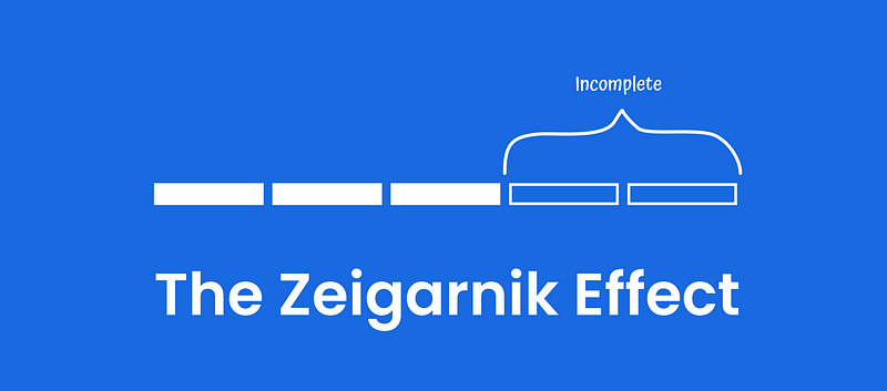 Managing the Zeigarnik Effect