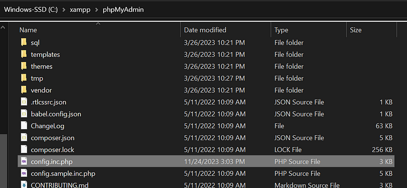 MySQL Configuration Settings