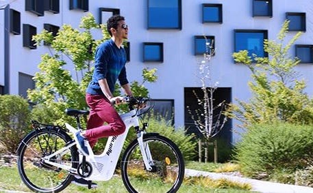 Alpha Neo E-Bike in a city delivery scenario