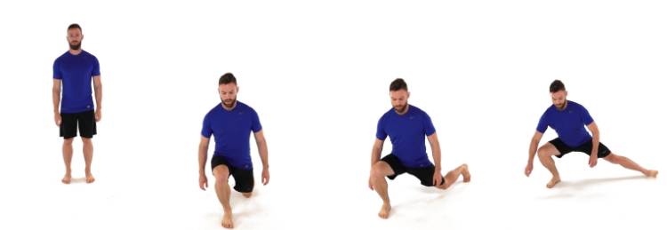 Multidirectional Lunges exercise demonstration