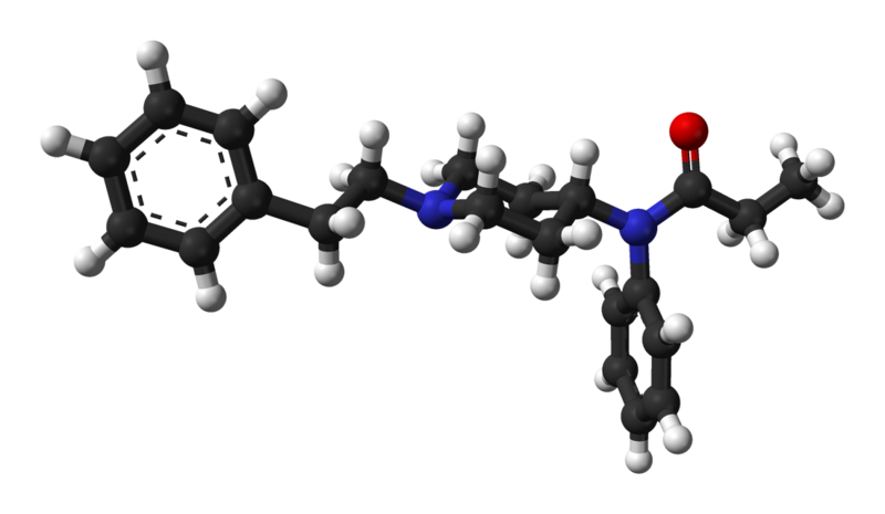 Fentanyl Molecule Structure