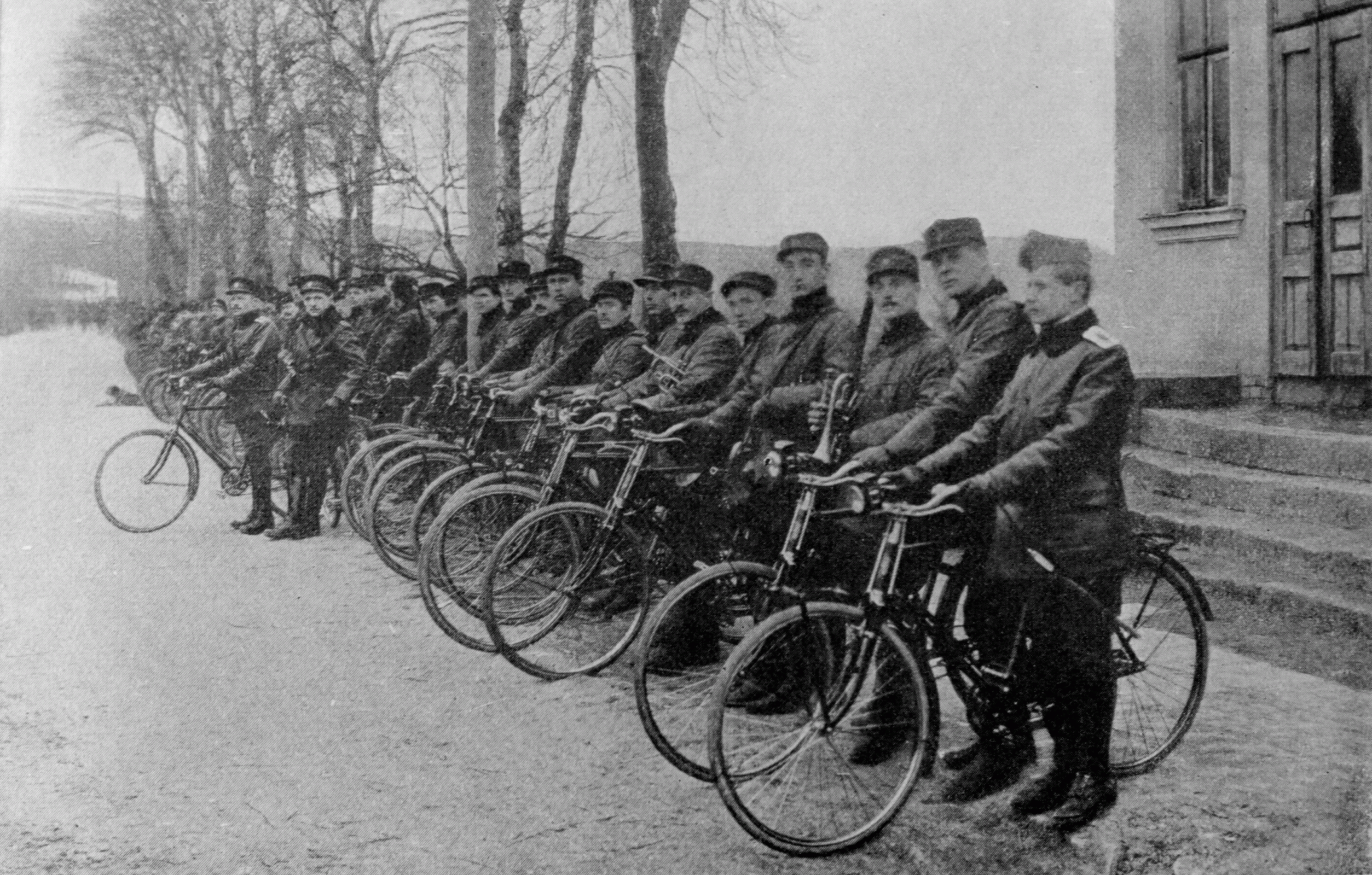 Soldiers with Bicycles