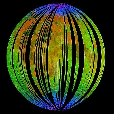 Water Molecule Distribution Map