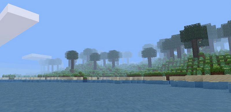 Procedural generation in gaming environments like Minecraft.